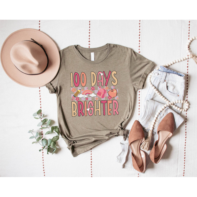 100 Days of School Shirt, 100 Day Shirt, 100th Day Of School Celebration, Student Shirt, Back to School Shirt, Gift For Teacher - 4.jpg