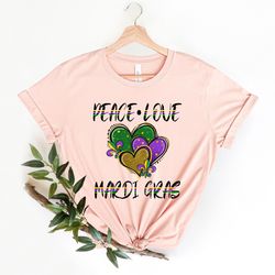 peace love mardi gras shirt png,  carnival parading masks beads shirt png,   mardi gras fleur de lis fat tuesday louisia