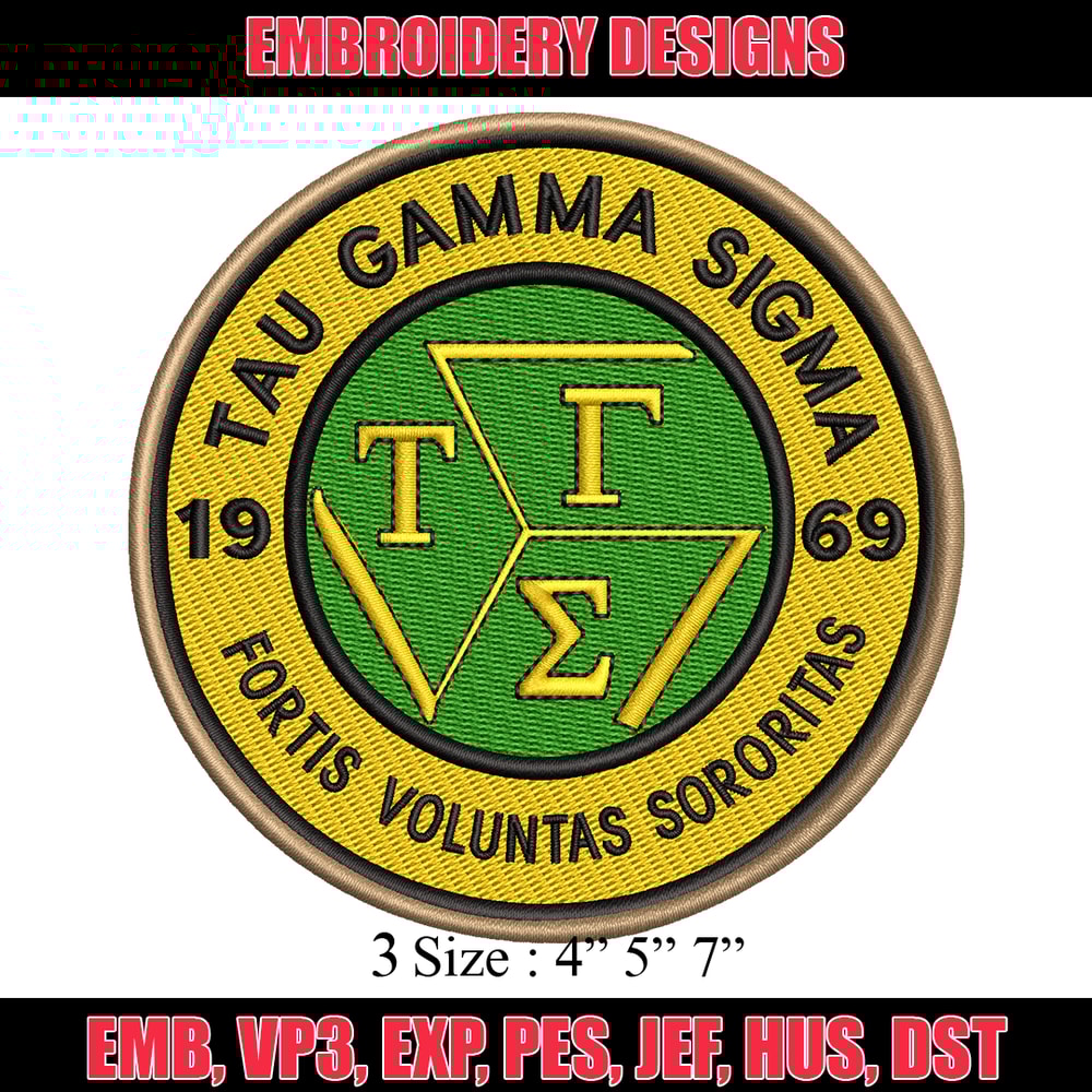 Tau Gamma Sigma embroidery design, logo embroidery, logo design, embroidery file, logo shirt, Digital download..jpg