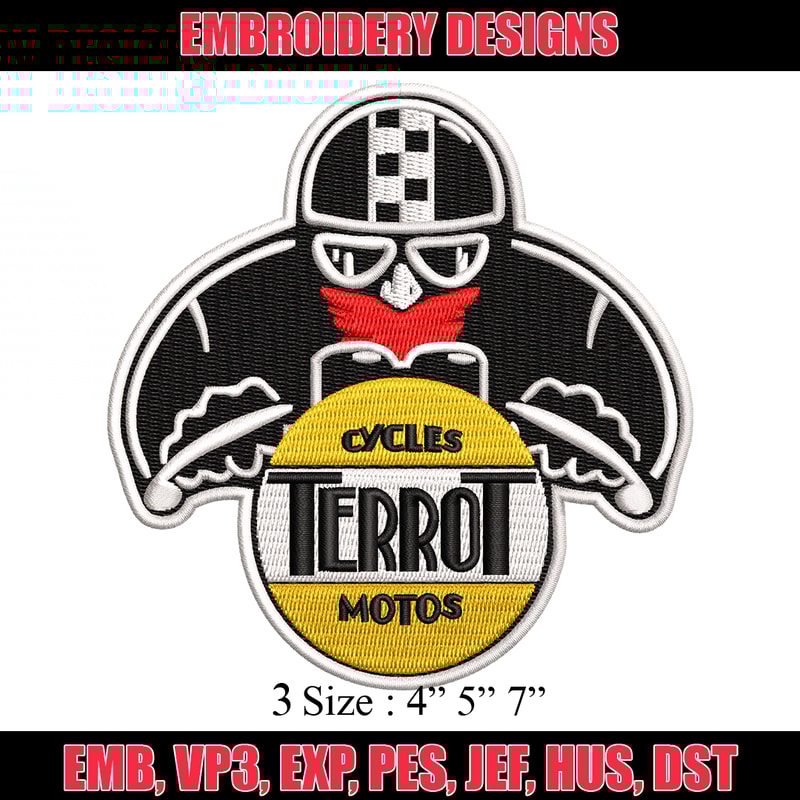 Terrot logo embroidery design, Terrot logo embroidery, logo design, embroidery file, logo shirt, Digital download..jpg