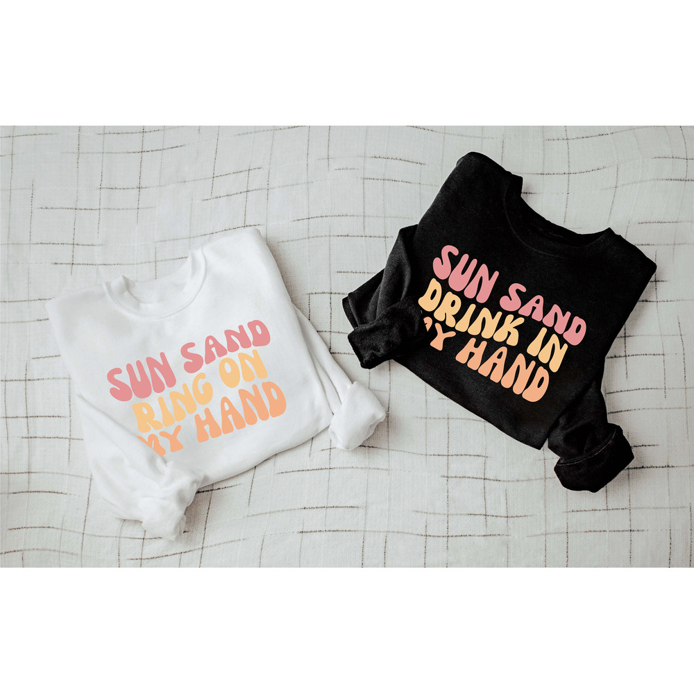 Beach Bachelorette Party Sweatshirt, Bach Party Sweatshirt, Bachelorette Party Shirts, Bridesmaid Shirt, Bridal Party , Bachelorette Outfit - 1.jpg