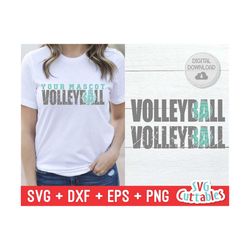 volleyball svg - grunge volleyball - distressed - svg - dxf -eps - volleyball team - silhouette - cricut cut file - digital file