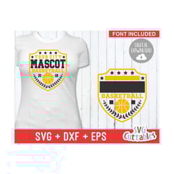 basketball svg - basketball template 002 - svg - eps - dxf - basketball team svg - silhouette - cricut cut file - svg files - digital file