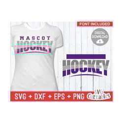 hockey svg - hockey cut file - hockey template 003 - svg - eps - dxf - hockey team - silhouette - cricut cut file - digital file
