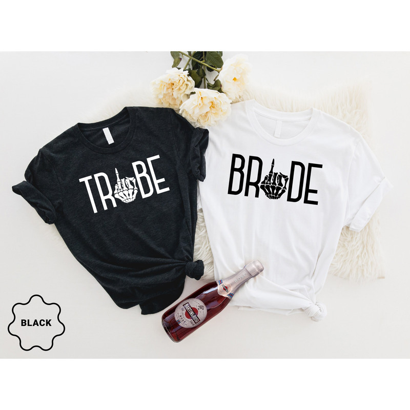 Bride Tribe Bachelorette Party Shirt, Bridal Party Shirts, Halloween Bachelorette Shirt, Bridesmaid Shirts, Bridesmaid Group Shirts - 1.jpg