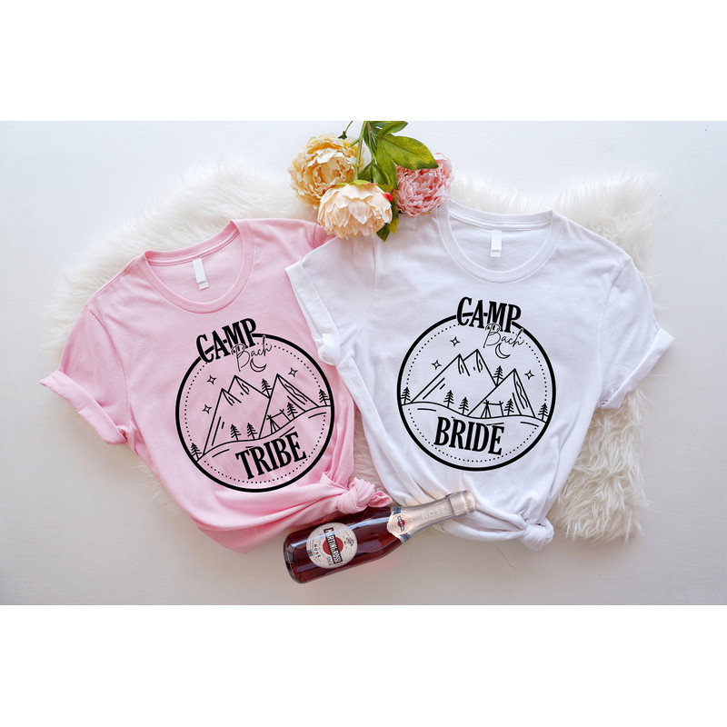 Bride Tribe Camping Bachelorette, Hiking Trekking Bachelorette Shirt, Nature Bach Shirt, Outdoor Bride Tee, Bride Tribe Shirt, Wedding Gift - 5.jpg