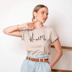 cat heartbeat shirt, heart rhythm cat shirt, cute kitty shirt, gift for cat lover, cat mom shirt, funny cat shirt, gift