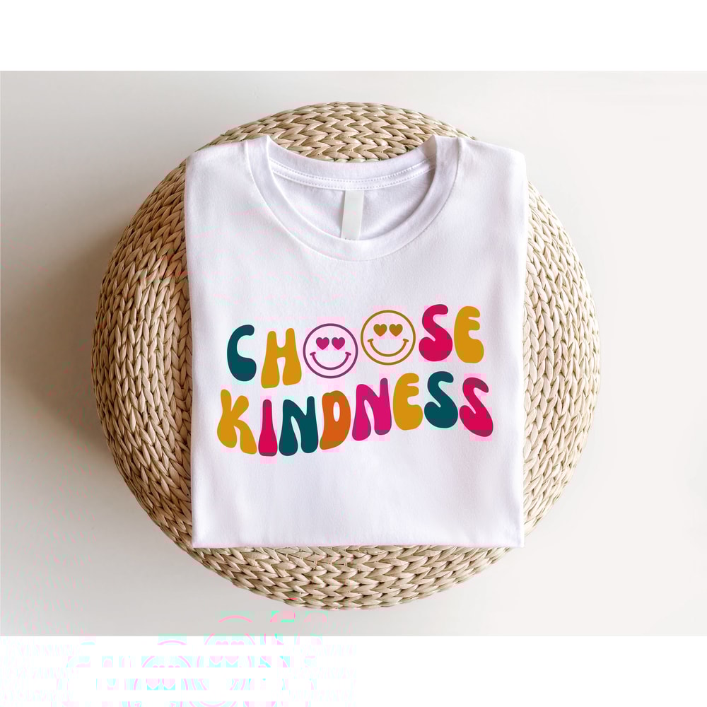 Choose Kindness Shirt, Positive Affirmation Shirt, Cute Teacher Smiley Face Shirt, Funny Teacher Shirt, Kindergarten Teacher Shirt, Be Kind - 4.jpg