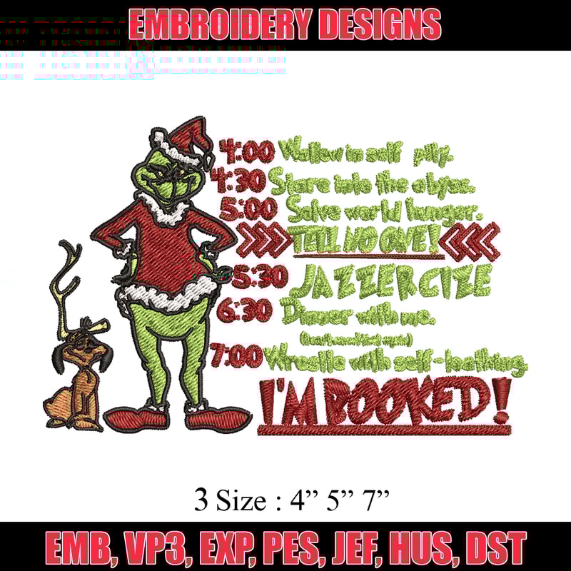 The Grinch Embroidery design, Grinch christmas Embroidery, Grinch design, Embroidery file, logo shirt, Instant download..jpg