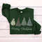 Christmas Trees Sweatshirt, Merry Christmas Sweatshirt, Holiday Sweater, Womens Holiday Sweatshirt, Christmas Shirt, Winter Sweatshirt - 4.jpg