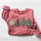 Christmas Trees Sweatshirt, Merry Christmas Sweatshirt, Holiday Sweater, Womens Holiday Sweatshirt, Christmas Shirt, Winter Sweatshirt - 6.jpg