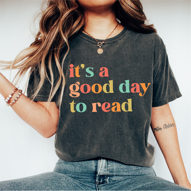 Comfort Colors® Happy Teacher Shirt, Its A Good Day To Read, Back To School, Team Teacher Shirt, Cute Teacher Gifts, Teacher Appreciation - 1.jpg