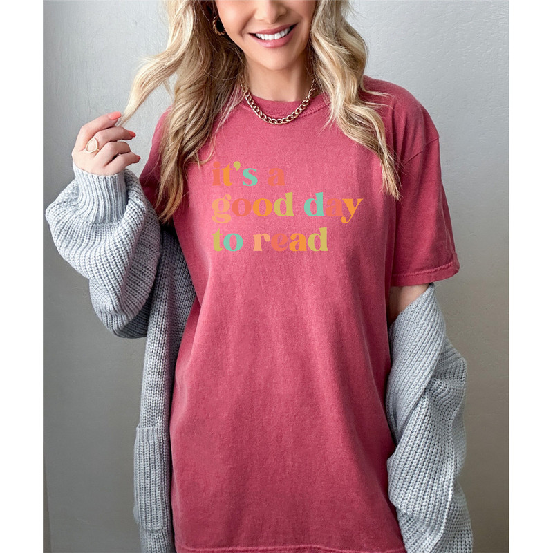 Comfort Colors® Happy Teacher Shirt, Its A Good Day To Read, Back To School, Team Teacher Shirt, Cute Teacher Gifts, Teacher Appreciation - 7.jpg