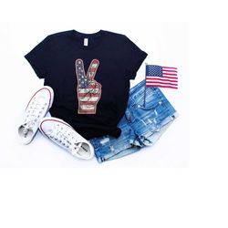 american flag peace sign t-shirt, 4th of july shirt, freedom shirts, independence day shirt, fourth of july tee, patriot