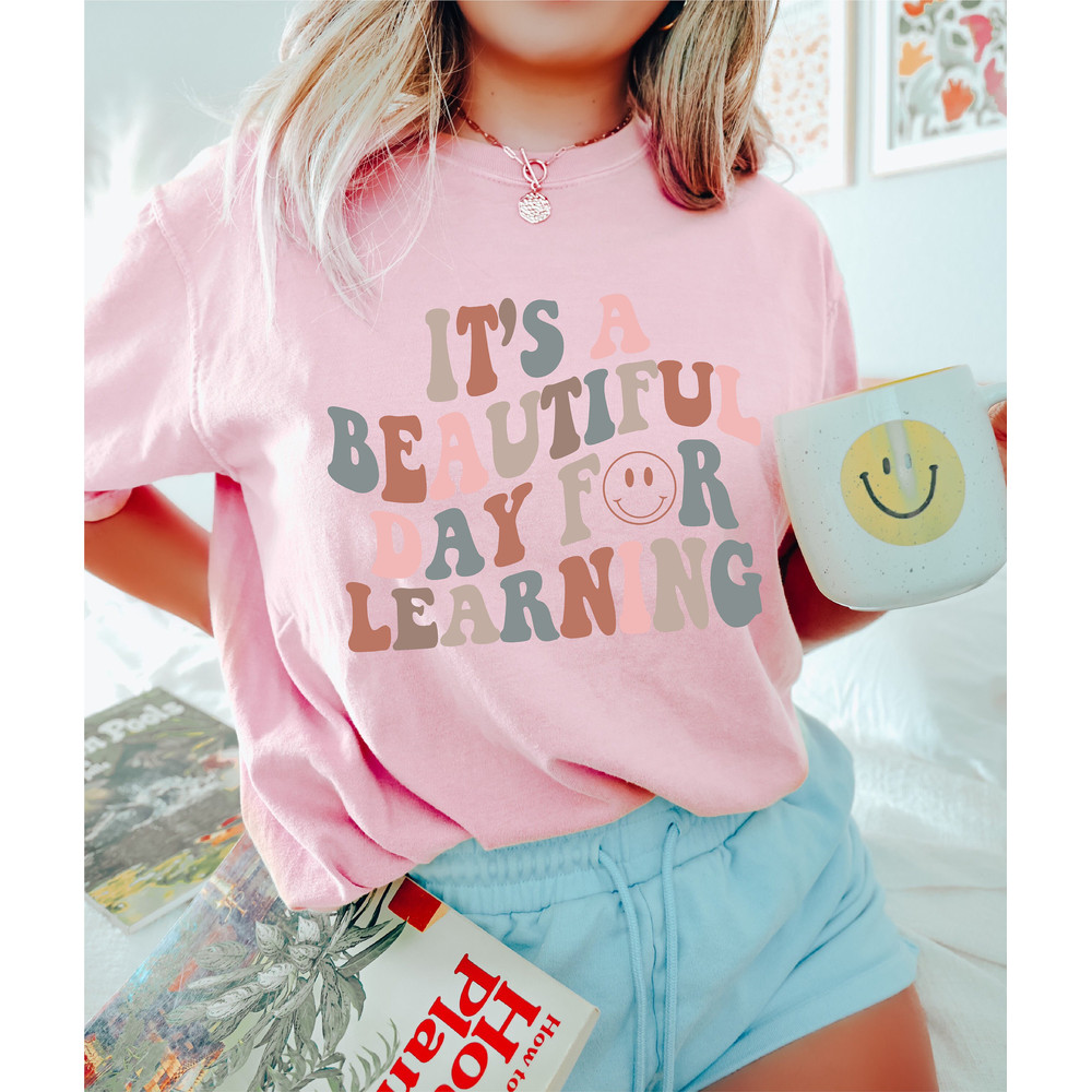 Comfort Colors® Retro Teacher Shirt, Smile Face Teacher Shirt, Back To School, Team Teacher Shirt, Cute Teacher Gifts, Group Teacher Shirt - 6.jpg