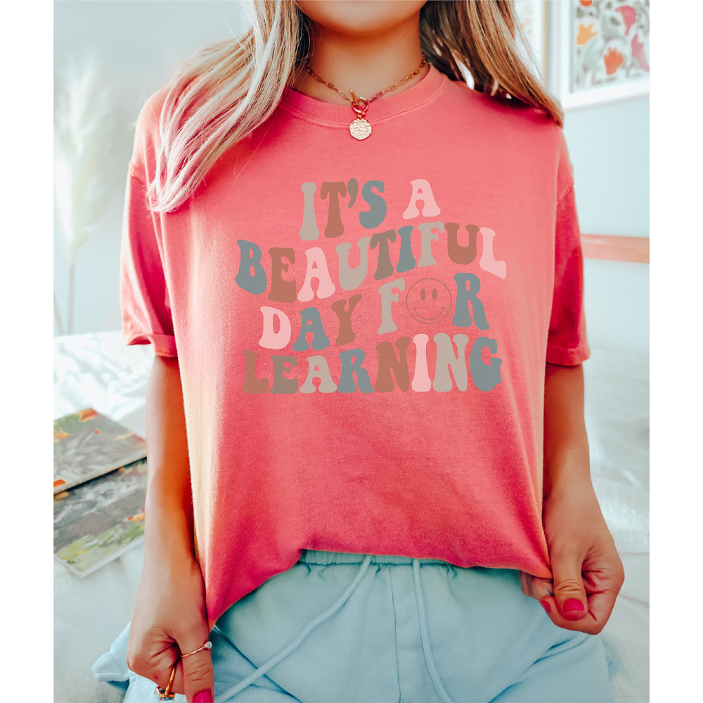 Comfort Colors® Retro Teacher Shirt, Smile Face Teacher Shirt, Back To School, Team Teacher Shirt, Cute Teacher Gifts, Group Teacher Shirt - 7.jpg