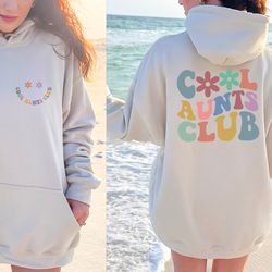 cool auntie hoodie, cute auntie sweatshirt, funny aunt sweatshirt, christmas gift for aunt, sister shirt, mothers day sw