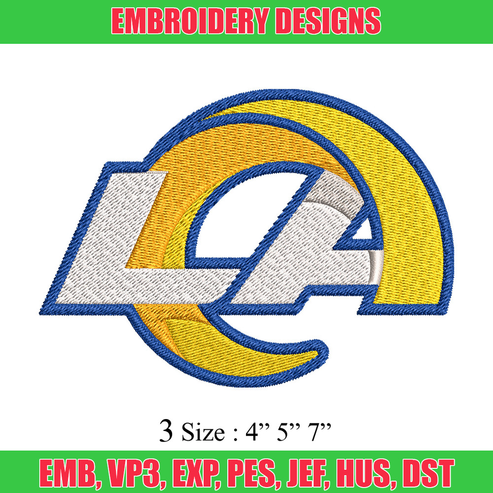 La logo Embroidery Design, Brand Embroidery, Embroidery File, Logo shirt, Sport Embroidery, Digital download.jpg