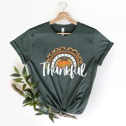 thanksgiving shirt png, thankful rainbow pumpkin shirt png, thanksgiving vacation shirt png, family thanksgiving shirt p