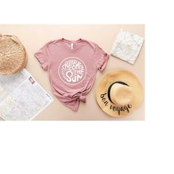 here comes the sun shirt, summer shirt, holiday summer shirt, vacation shirt, beach shirt, summer vibe shirt, beach vaca