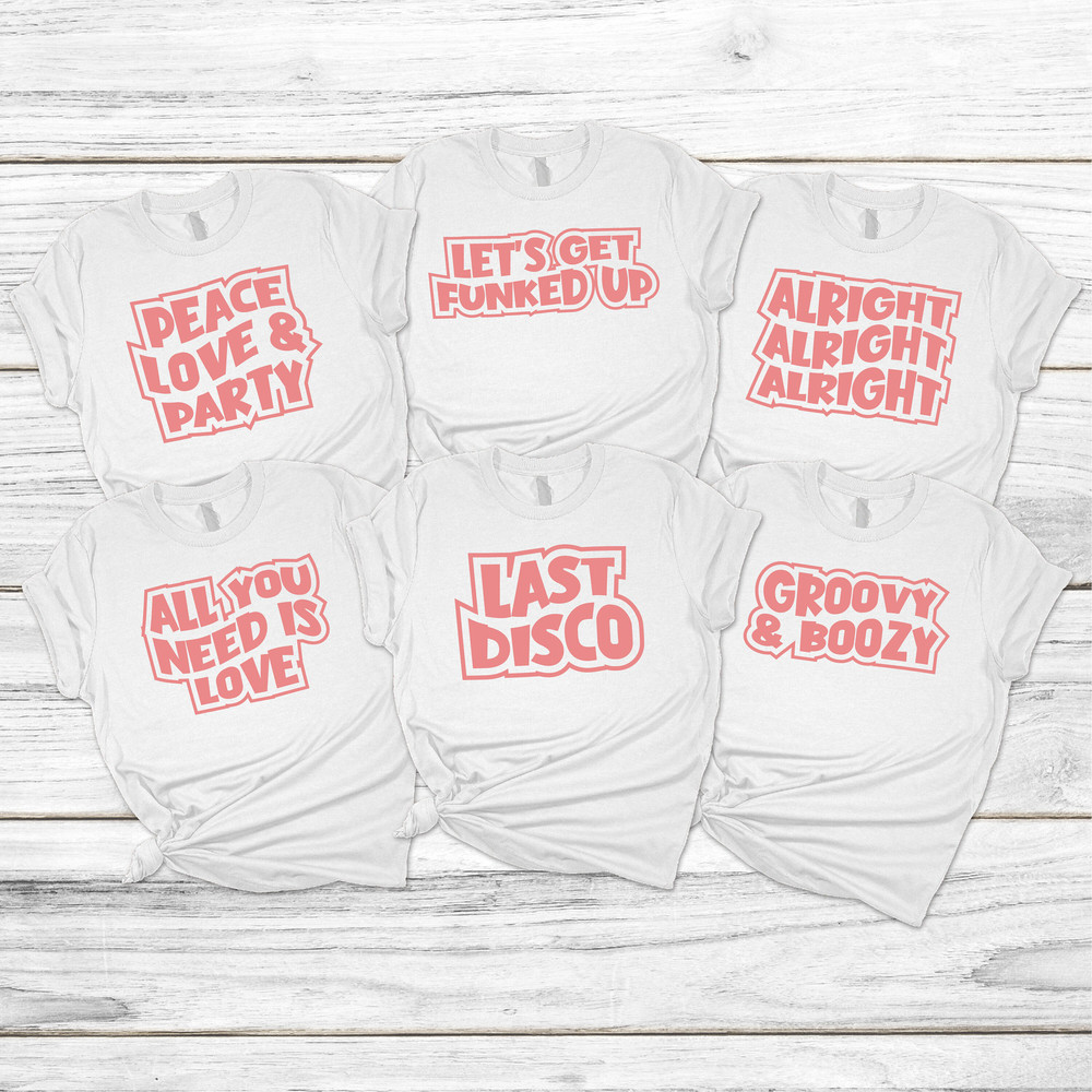 Custom Bachelorette Shirts, Last Disco Bachelorette Party, Bridesmaid Group Shirt, Wedding Party Group Shirt, Bride Party Shirt - 4.jpg