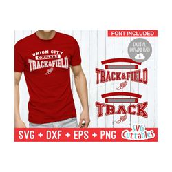 track and field svg - track and field template 003 - track team -  svg - eps - dxf - png - silhouette - cricut cut file - digital file