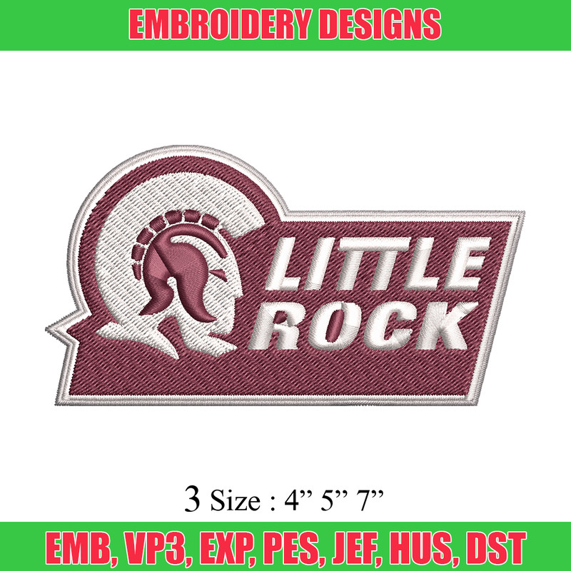 Little Rock Trojans embroidery design, Little Rock Trojans embroidery, logo Sport, Sport embroidery, NCAA embroidery..jpg
