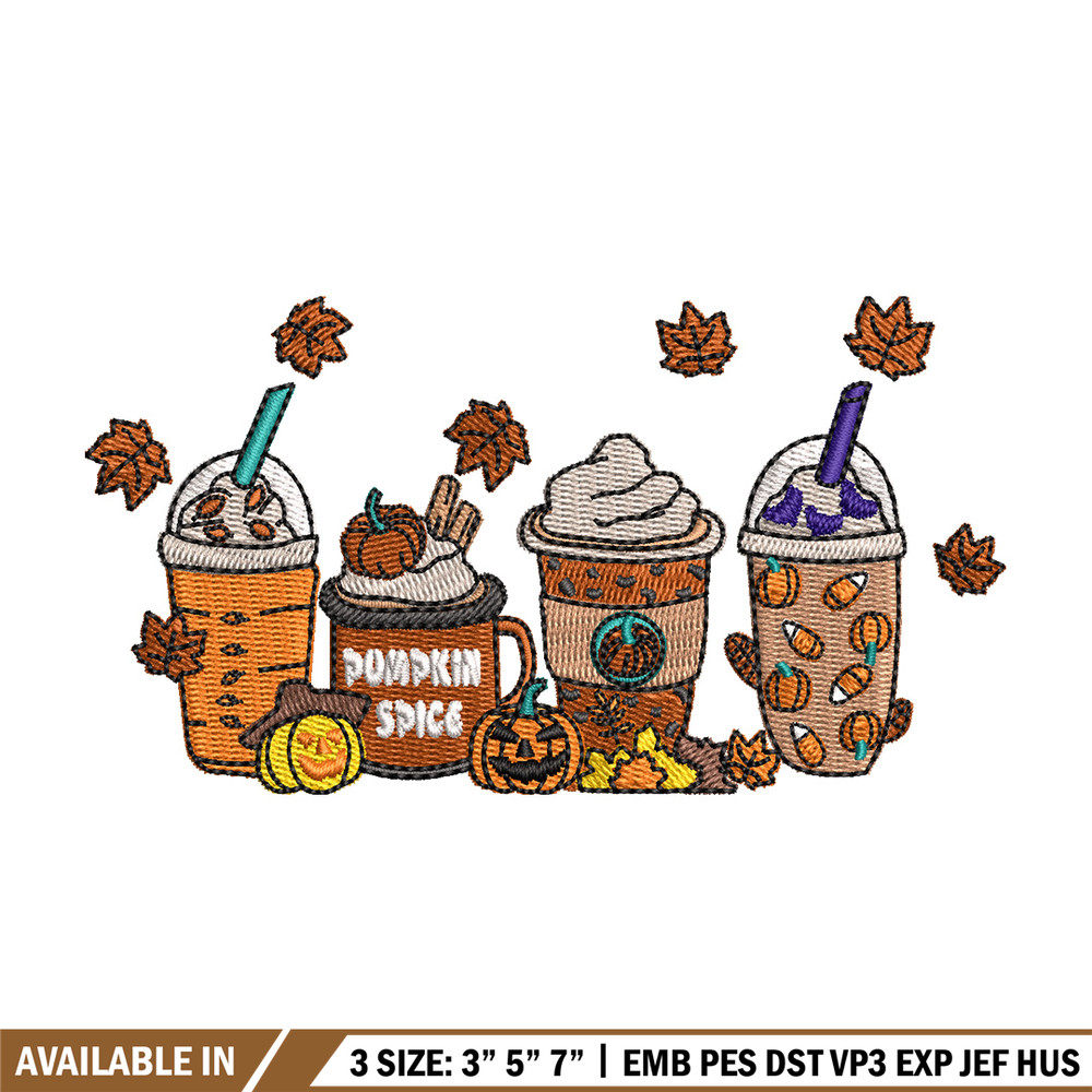 Halloween coffee embroidery design, Halloween embroidery, Embroidery file,Embroidery shirt, Emb design, Digital download.jpg