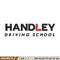 Handley Driving school logo embroidery design, logo embroidery, Embroidery file, logo design, Instant download.jpg