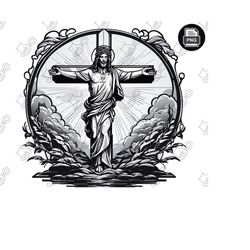 reverent jesus cross png - sublimation designs, graphics - faith-filled christian art - digital download, religious png files - inspirationa