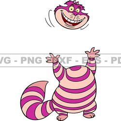 Cheshire Cat Svg, Cheshire Png, Cartoon Customs SVG, EPS, PNG, DXF 110