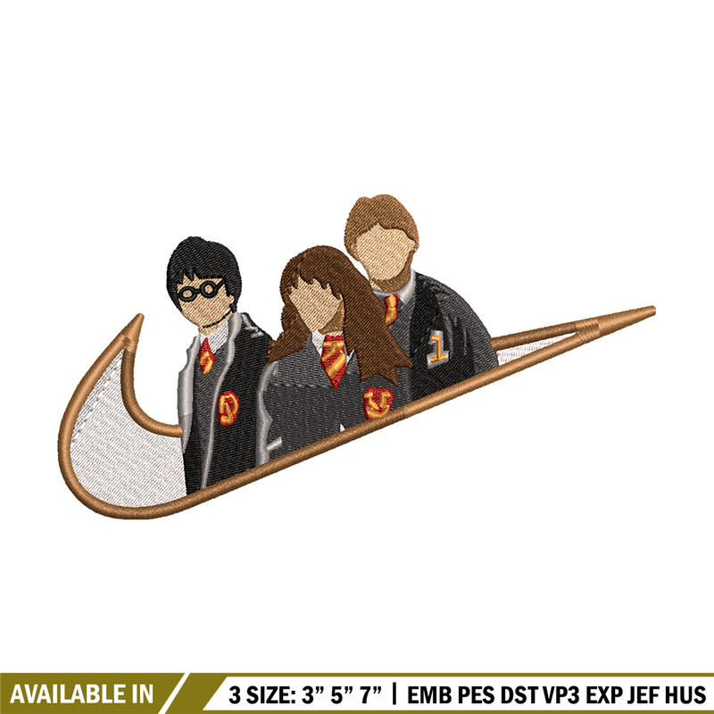 Hary potter friends Nike embroidery design, Hary potter embroidery, Nike design, movie design, Digital download.jpg