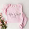 Custom Mrs Sweatshirt, Mrs Personalized Last Name Sweatshirt, Bride Sweatshirt, Wifey Sweatshirt, Custom Bridal Gift, Gift for Bride - 4.jpg