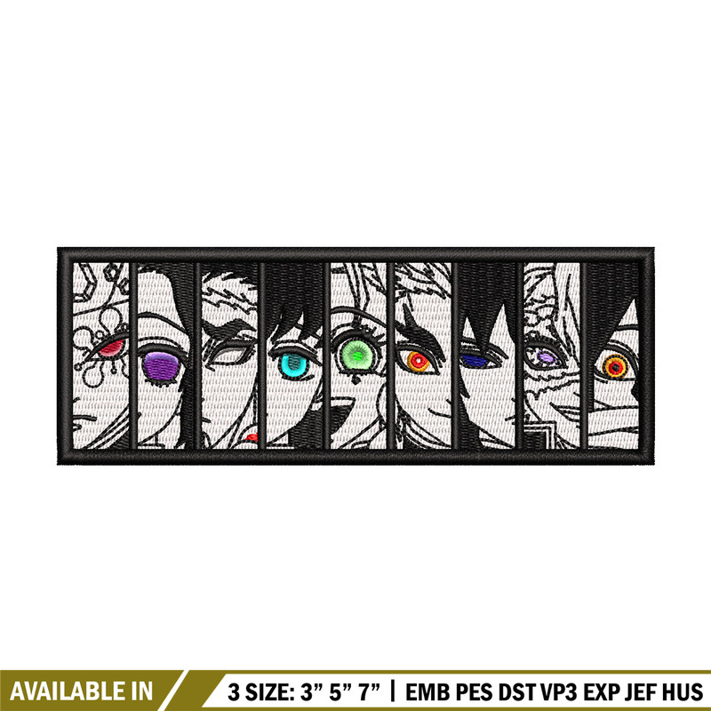 Hashira embroidery design, Demon slayer embroidery, Anime design, Embroidery shirt, Embroidery file, Digital download.jpg