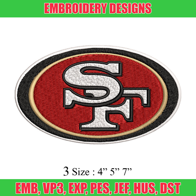 Logo sf Embroidery Design, Brand Embroidery, Embroidery File, Logo shirt, Sport Embroidery, Digital download..jpg
