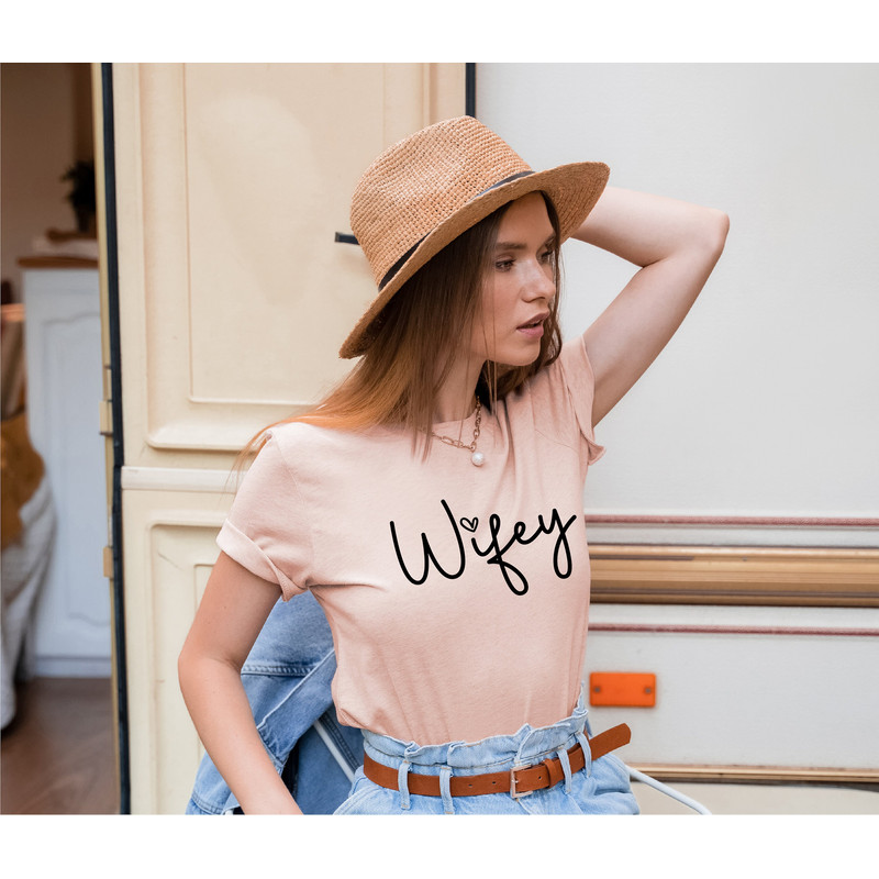 Custom Wifey Shirt, Bride Shirt, Gift For Bride, Cute Wifey Shirt, Just Married Shirt, Engagement Gift, Future Mrs, Custom Bridal Shirt - 2.jpg