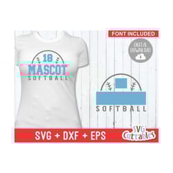 softball svg, softball team template, svg, eps, dxf, svg template, svg cuttables, silhouette file, cricut cut file, digital download