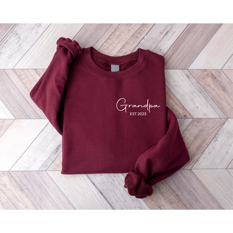 Customize Grandpa Sweatshirt, Fathers Day Gift For Grandpa Sweatshirt, New Grandpa Gift, Abuelo Sweatshirt, Dad Sweatshirt, Uncle Sweatshirt - 2.jpg