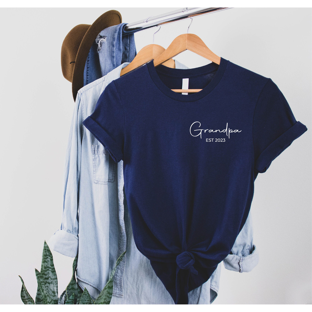 Customize Grandpa Gift For Fathers Day, Fathers Day Shirt, Personalize Papa Shirt, New Grandpa Shirt, Abuelo Shirt, Fathers Day Gift - 6.jpg