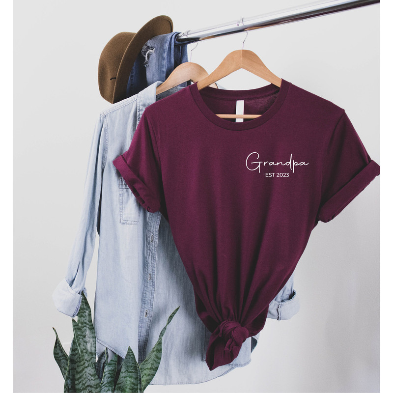 Customize Grandpa Gift For Fathers Day, Fathers Day Shirt, Personalize Papa Shirt, New Grandpa Shirt, Abuelo Shirt, Fathers Day Gift - 9.jpg