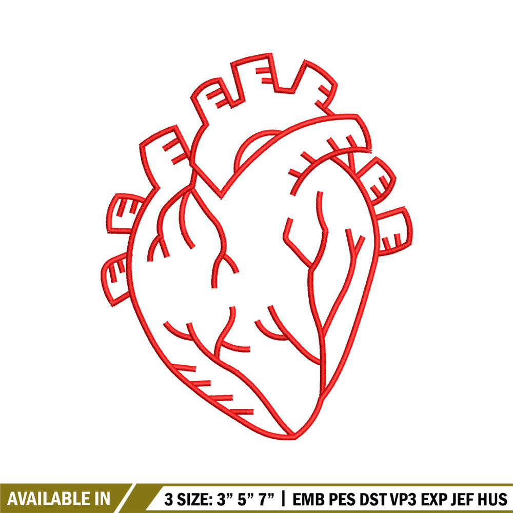 Heart real life embroidery design, Heart embroidery, Embroidery file, Embroidery shirt, Emb design, Digital download.jpg