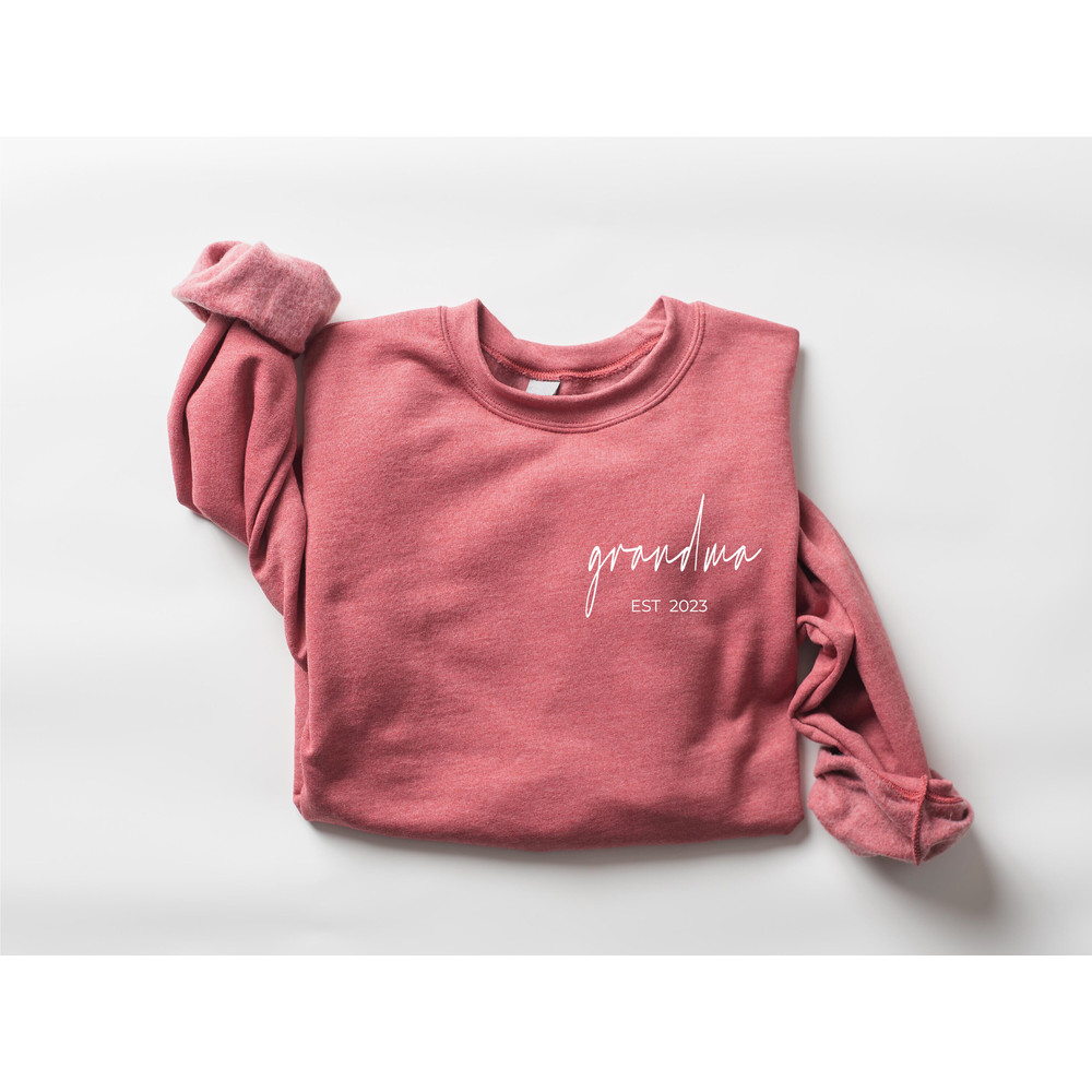 Customized Grandma Est Sweatshirt, Mothers Day Gift, Nana Sweatshirt, Gift for Grandmother, Cute Mama Sweatshirt, Mama Crewneck, Tia Gift - 2.jpg