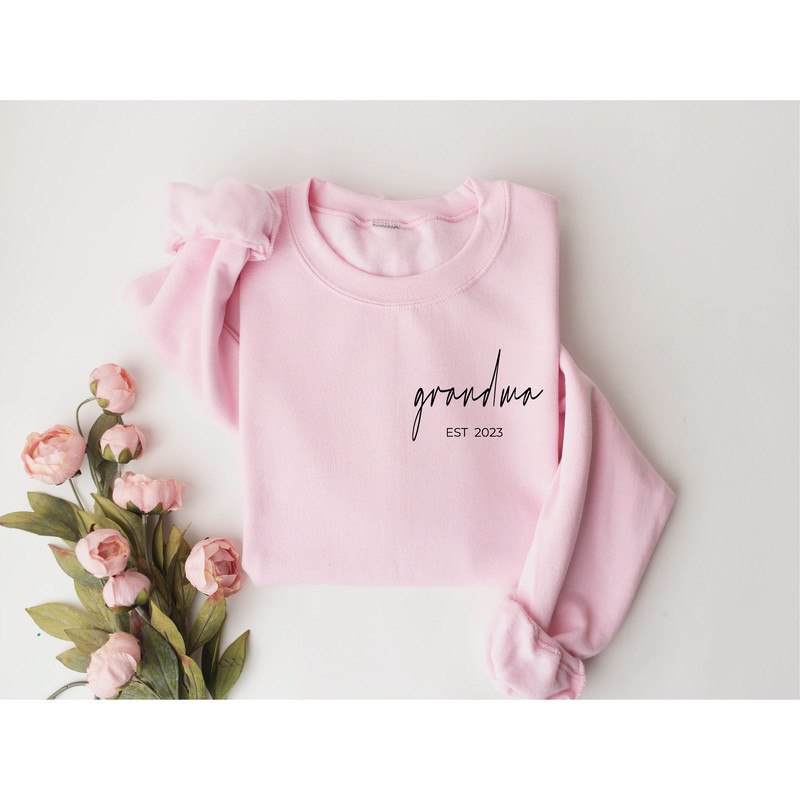 Customized Grandma Est Sweatshirt, Mothers Day Gift, Nana Sweatshirt, Gift for Grandmother, Cute Mama Sweatshirt, Mama Crewneck, Tia Gift - 6.jpg
