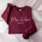 Customized Mrs Sweatshirt, Mrs Personalized Last Name Sweatshirt, Wifey Shirt, Custom Bridal Gift, Future Mrs, Gift for Bride, Wedding Gift - 5.jpg