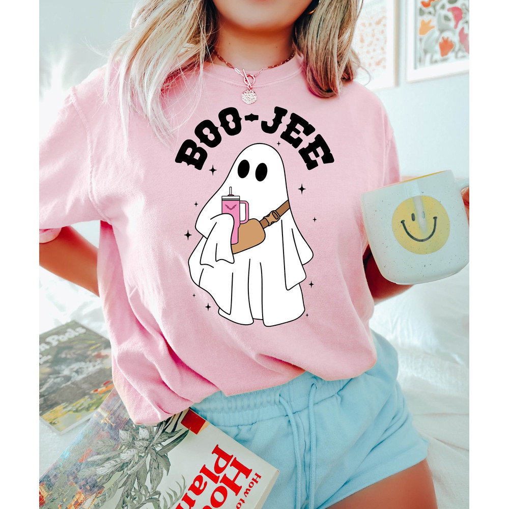 Cute Boo Jee Shirt, Halloween Ghost Shirt, Boo Shirt, Spooky Ghost Shirt, Spooky Season Ghost Shirt, Spooky Vibes Shirt, Halloween Gifts - 1.jpg
