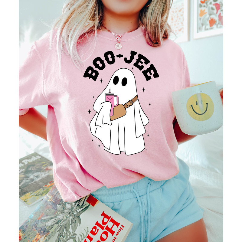 Cute Boo Jee Shirt, Halloween Ghost Shirt, Boo Shirt, Spooky Ghost Shirt, Spooky Season Ghost Shirt, Spooky Vibes Shirt, Halloween Gifts - 1.jpg