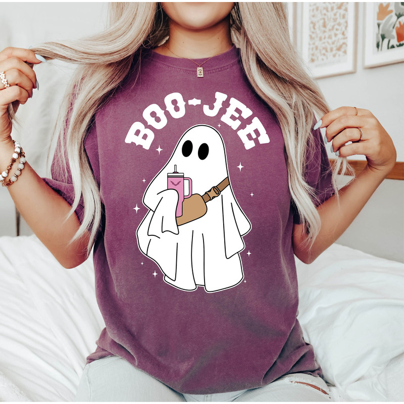 Cute Boo Jee Shirt, Halloween Ghost Shirt, Boo Shirt, Spooky Ghost Shirt, Spooky Season Ghost Shirt, Spooky Vibes Shirt, Halloween Gifts - 5.jpg