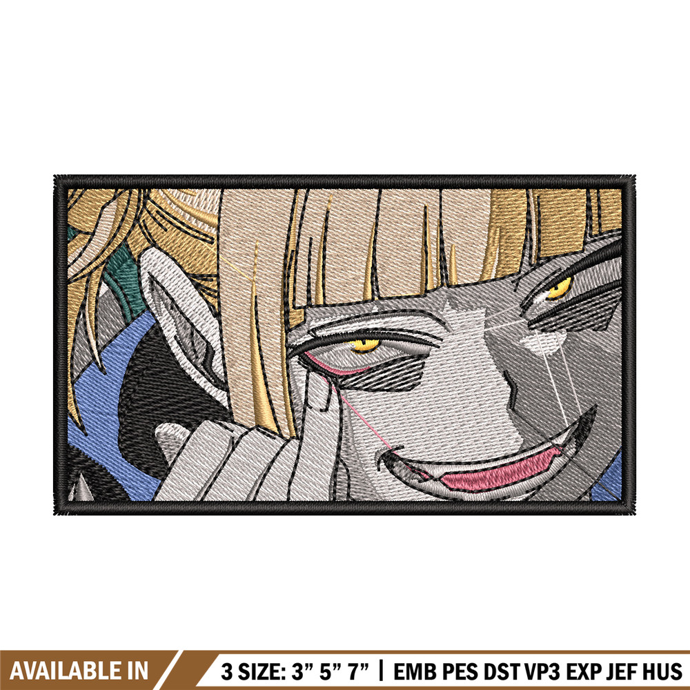 Himiko toga box embroidery design, Mha embroidery, Anime design, Embroidery shirt, Embroidery file, Digital download.jpg