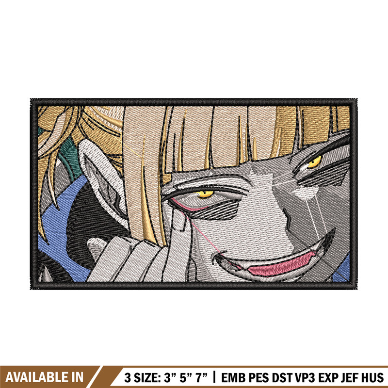 Himiko toga box embroidery design, Mha embroidery, Anime design, Embroidery shirt, Embroidery file, Digital download.jpg