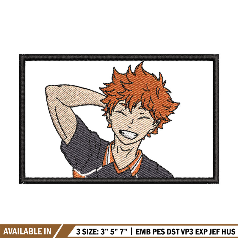 Hinata box embroidery design, Haikyuu embroidery, Embroidery shirt, Embroidery file, Anime design, Digital download.jpg